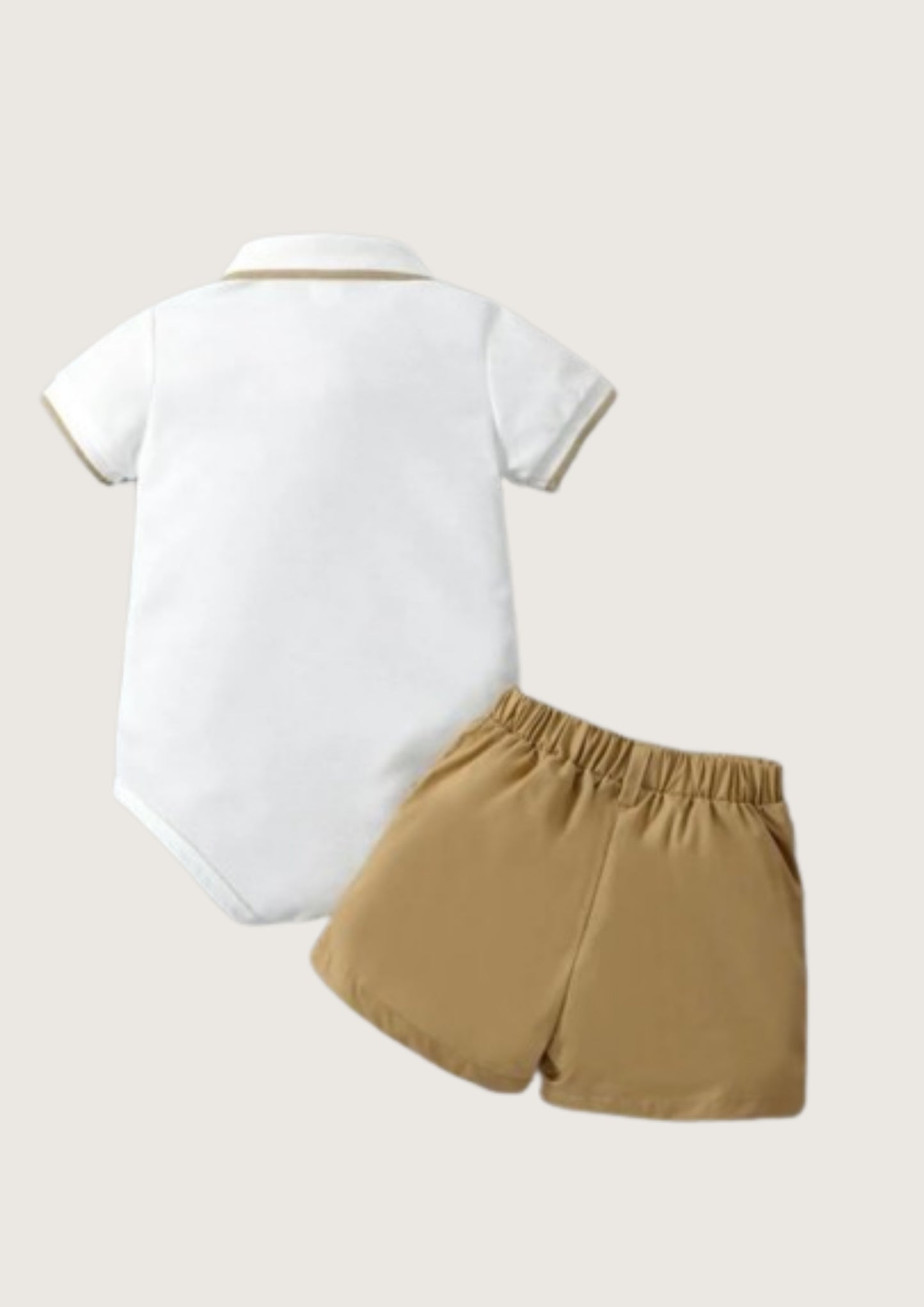 Bebé niño Body de cuello polo & Shorts